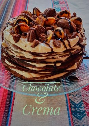 Una foto de Lasagna de Chocolate & Crema 🍫