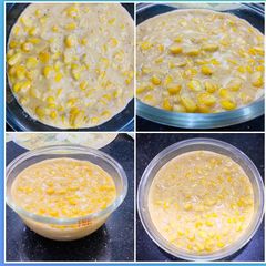 A picture of Creamy cheese corn.