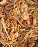 Tallarines con mariscos