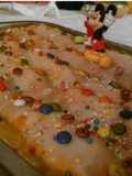 Tarta de bizcochos de soletilla con chocolate blanco