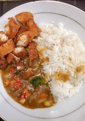 Foto resep Japanese chicken katsu curry ✨