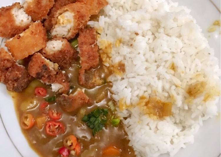 Langkah Mudah untuk Membuat Japanese chicken katsu curry ✨ yang Sempurna