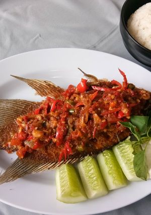 Foto resep Gurame Goreng Sambal Malaka