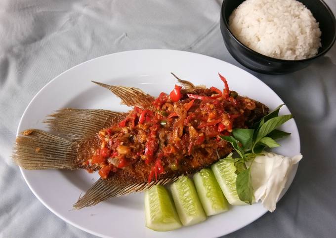 Resep Gurame Goreng Sambal Malaka Anti Gagal