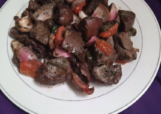 Liver kebab