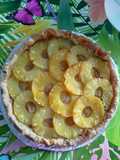 Ma tarte à l'ananas avec de la crème pâtissière à la noix de coco 🥥🥥