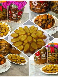 عکسی از دستور نحوه نگهداری ترشی و شوری