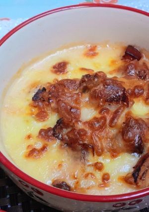 Hình của món Thịt nướng đút lò phomai.