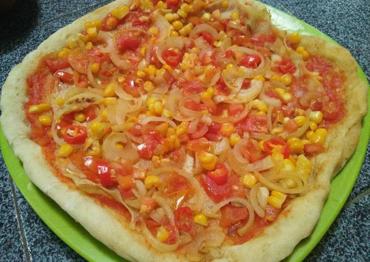 Resep Pizza Pan Vegan Anti Gagal