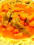 Sopa holocaustica, bastante naranja