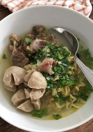 Foto resep Mie Bakso sehat tanpa MSG