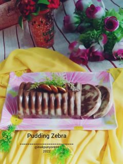 Foto resep Pudding Zebra