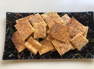 Una foto de Keto - Crackers snack de queso