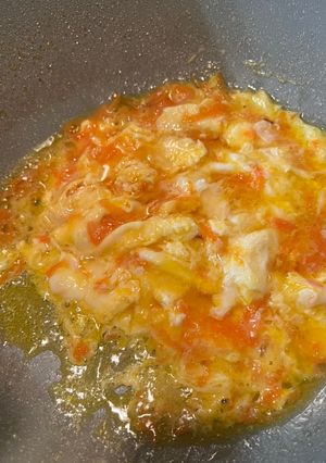 胡蘿蔔燴蛋 的食譜成品照片