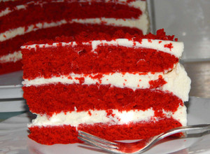 Vörös bársony torta recept (Red Velvet) recept fotója