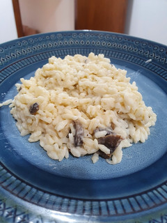 Una foto de Risotto con champiñones