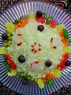 عکسی از دستور سالاد کلم
