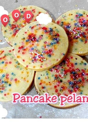 Foto resep Pancake Pelangi