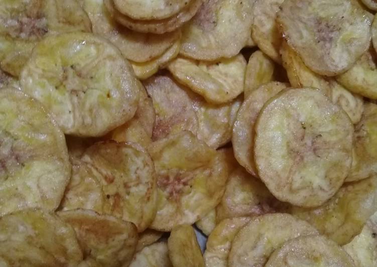 Cara Menyiapkan Keripik pisang manis Kekinian