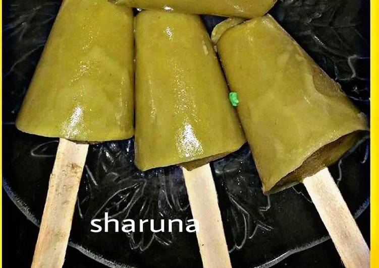 Recipe of Super Quick Homemade Muskmelon popsicles