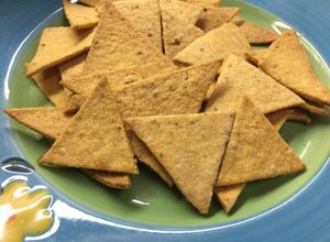Una foto de Nachos caseros al horno