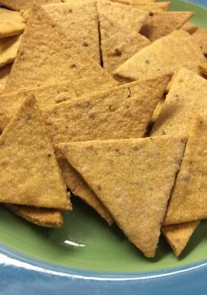 Una foto de Nachos caseros al horno