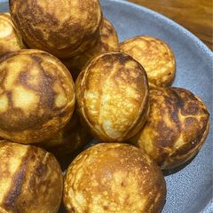 A picture of Saint Marcellin and Walnut Æbleskivers.