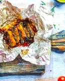 Lươn sốt mật ong nướng giấy bạc