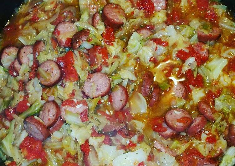 Simple Way to Prepare Any-night-of-the-week Smoked Sausage &amp; Cabbage