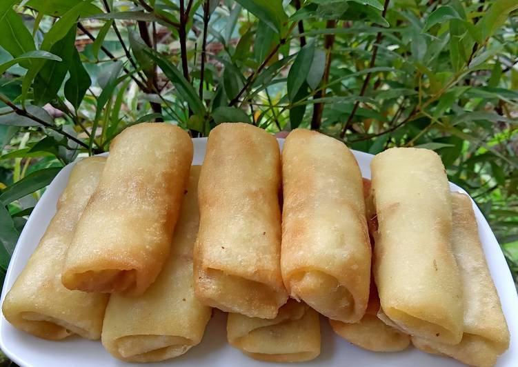 Cara Gampang Membuat Lumpia isi Rebung dan Wortel Anti Gagal