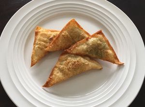 Una foto de Samosas (India)