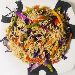 A picture of Stir-fry Singapore Noodles.