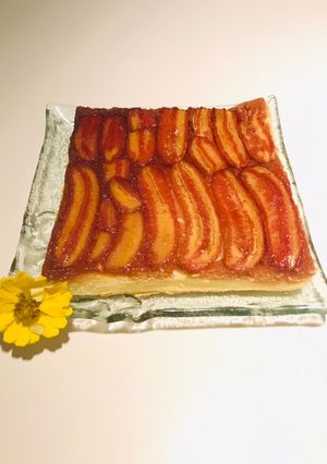 รูปของ เค้กกล้วยคาราเมล(Upside down cake)