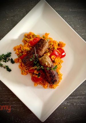 Foto di Cevapcici con riso speziato