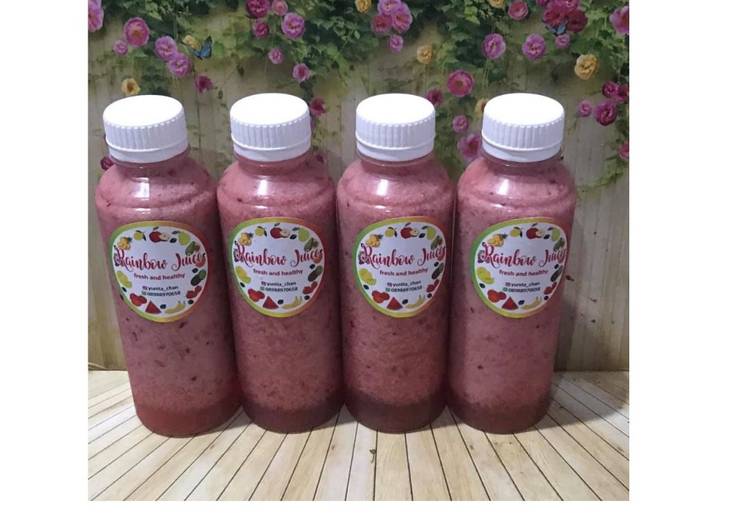 Langkah Mudah untuk Menyiapkan Diet Juice Soursop Cranberry Strawberry Banana Dates Anti Gagal