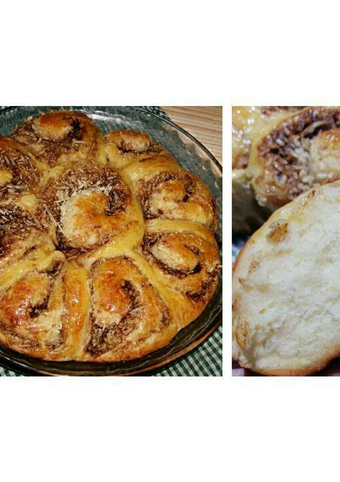 Foto resep Cheesy Cinnamon Rolls tanpa ulen, empuk, praktis, enak 👌👍