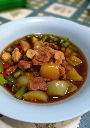 Foto resep Asem2 Daging Buncis