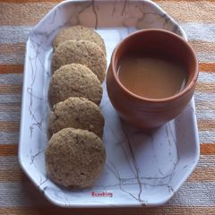 A picture of Healthy Jowar Jaggery Biscuits for Kids.