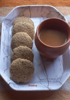 A picture of Healthy Jowar Jaggery Biscuits for Kids.