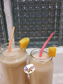 A picture of Paw paw smoothie.