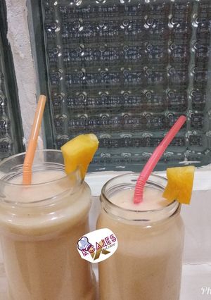 A picture of Paw paw smoothie.