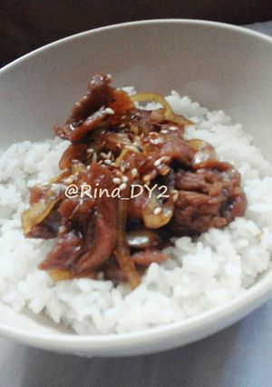 Foto resep Beef bowl (Gyudon) halal
