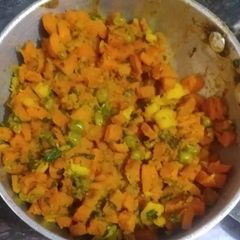 Karaari gajar matar sabzi A picture of Karaari gajar matar sabzi.