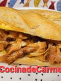 Chicken Sandwich with Sauces and Honey