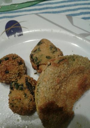 Una foto de Albóndigas de acelga fritas