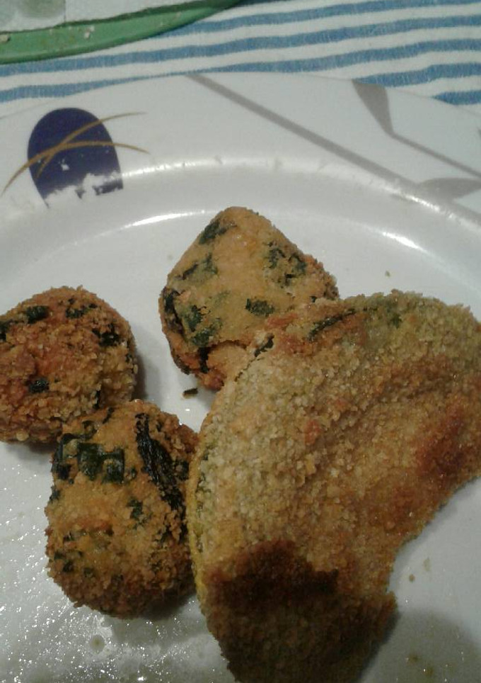 Una foto de Albóndigas de acelga fritas