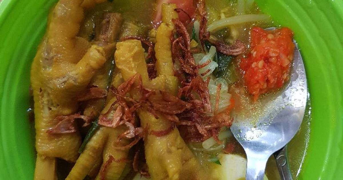 Resep Soto Ceker oleh Dewi Anggraini Cookpad