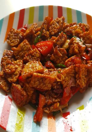Foto resep Tempe tumis kecap