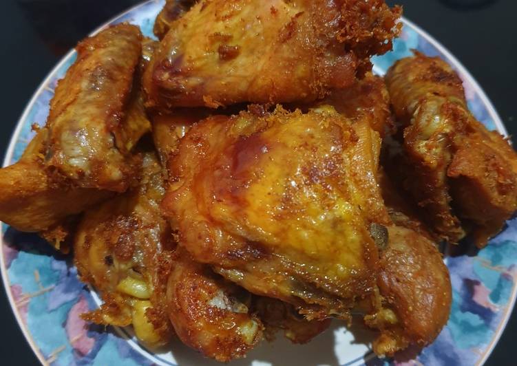DICOBA! Resep Ayam Goreng Presto Bumbu Kuning menu masakan harian