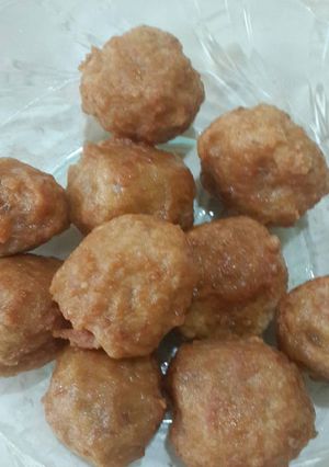 Foto resep Bakso Babi goreng